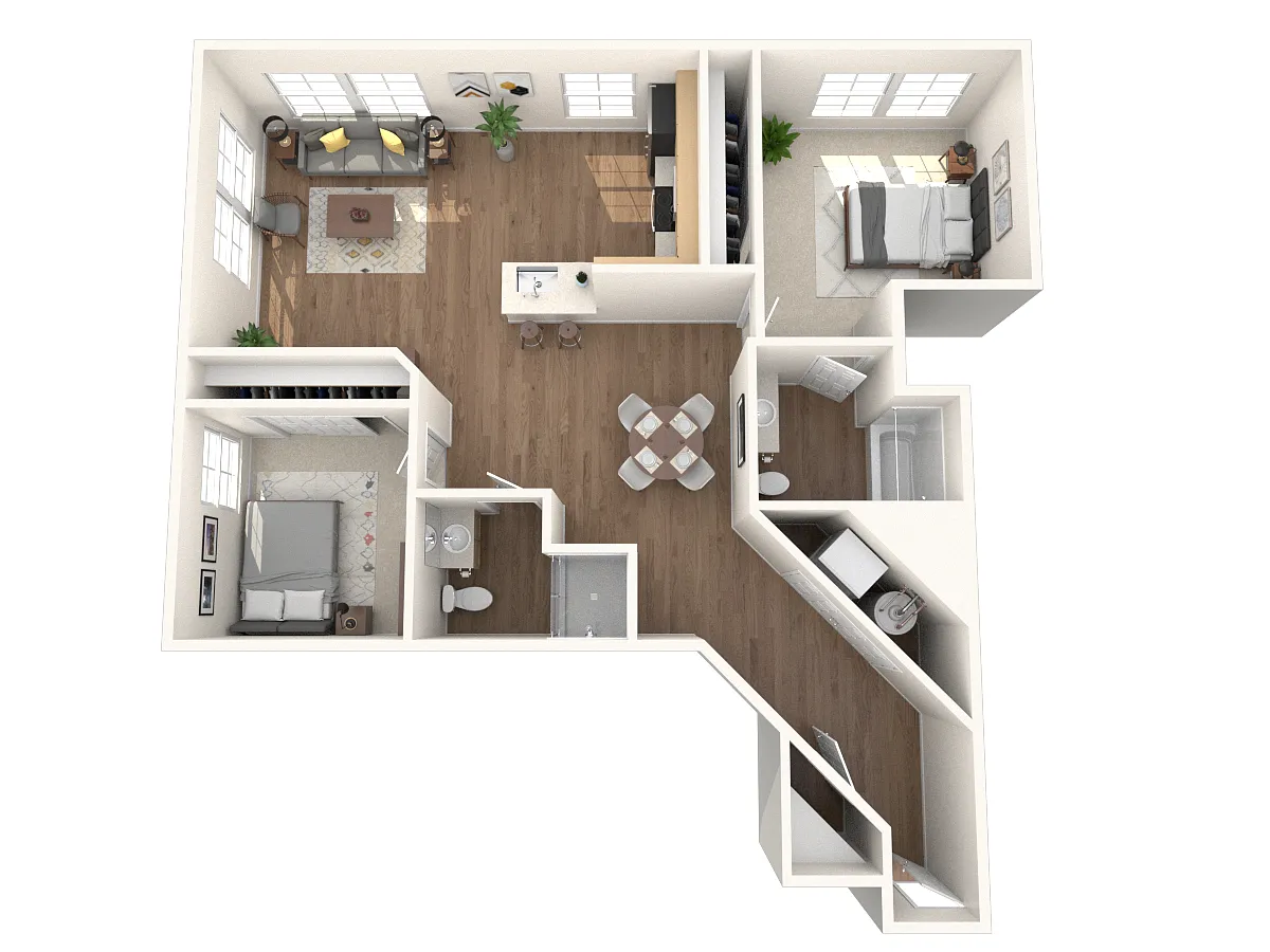 Floor plan B2CN-WFR