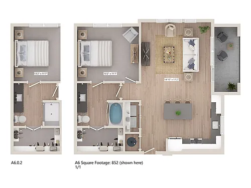 Floor plan A6