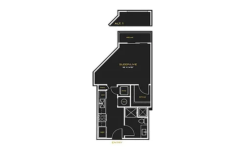 Floor plan Studio C
