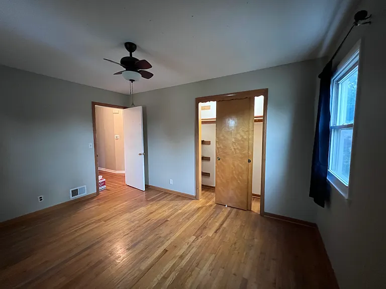 Bedroom 1 and showing closet