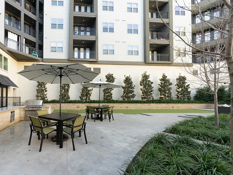 Outdoor Lounge with Grilling Area