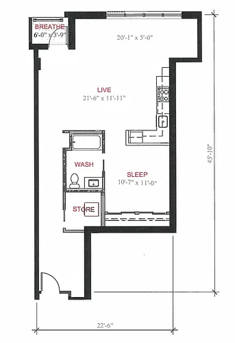 Floor plan A4