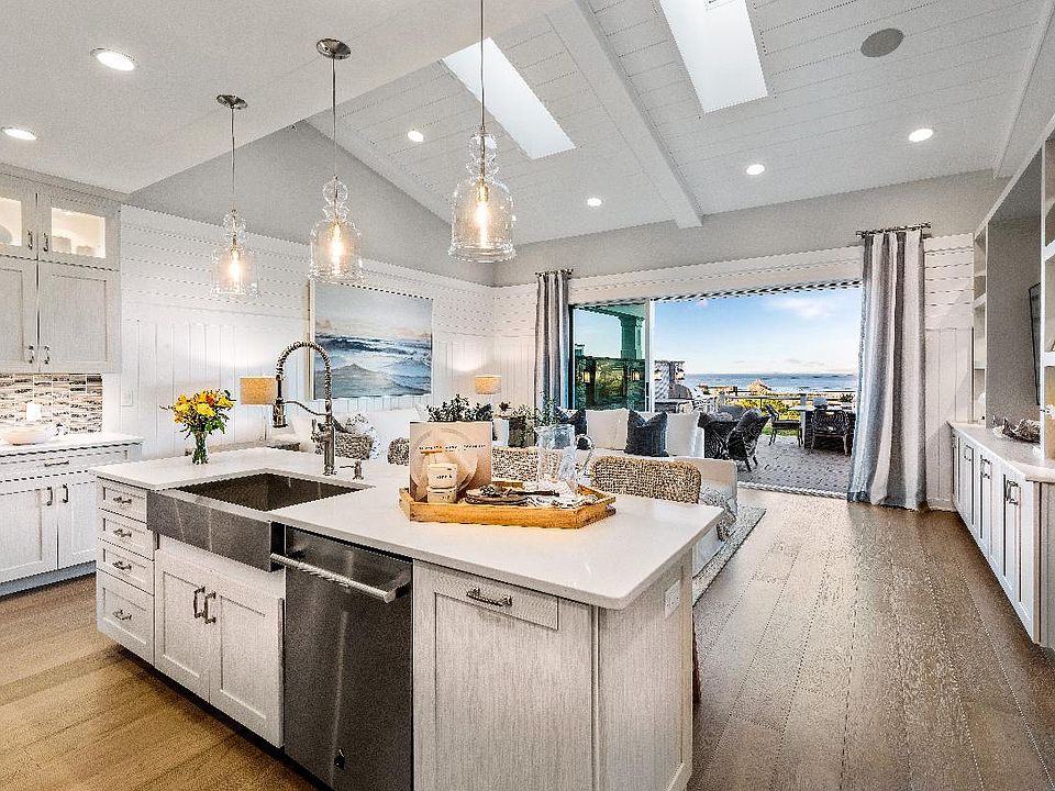 Spacious kitchen opens to great room