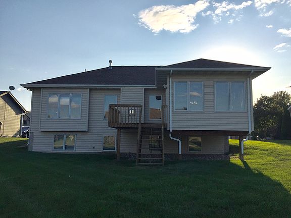 Rear side of home