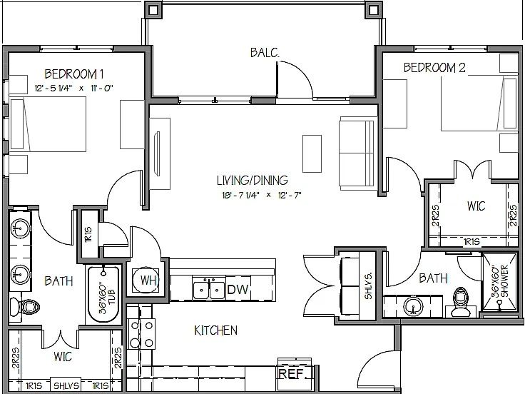 Floor plan B1