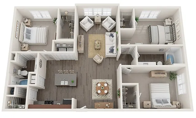 Floor plan The Carlton Deluxe