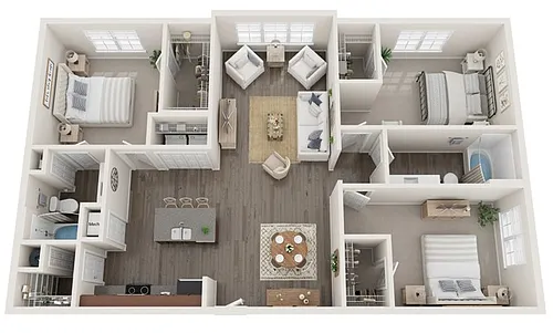 Floor plan The Carlton Deluxe