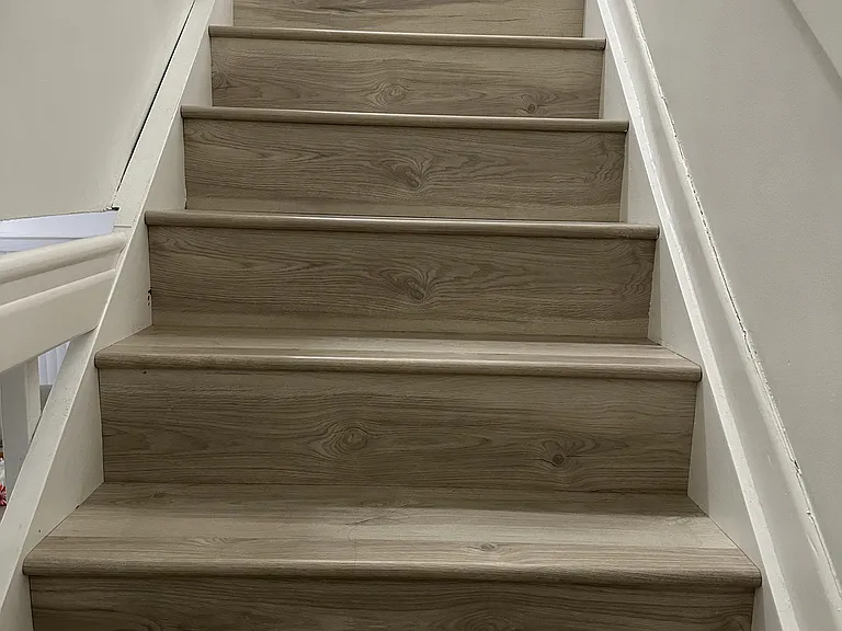 Recently Replaced Laminate Flooring on the Second Floor.