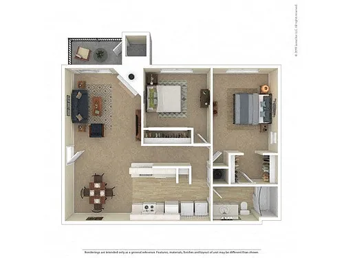 Floor plan Birch - Renovated