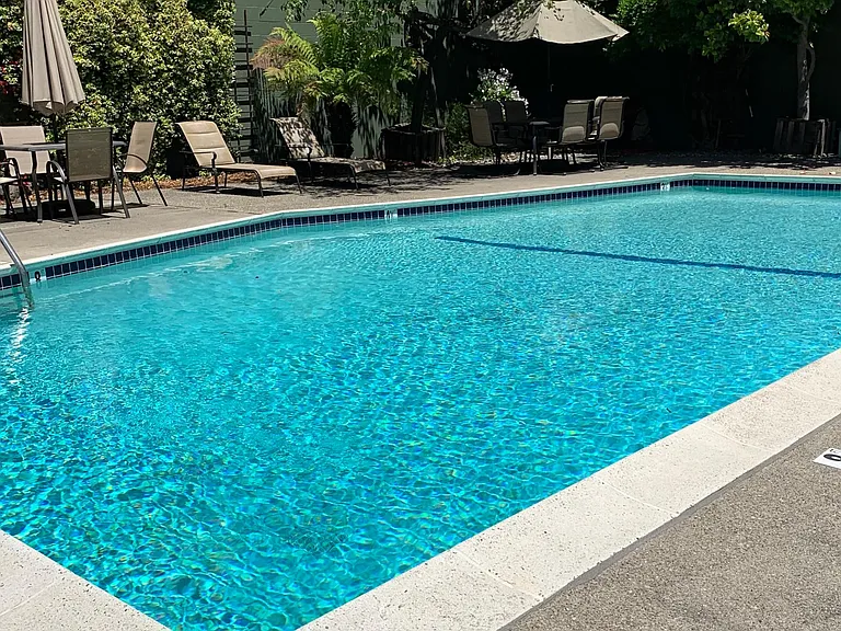 Outdoor swimming pool!