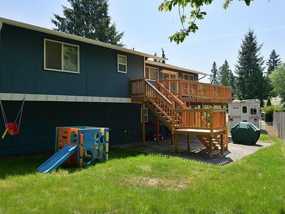 Brand New Deck with Rain Protection for Patio Below