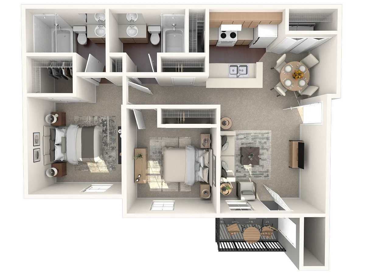 Floor plan The Oltorf Classic