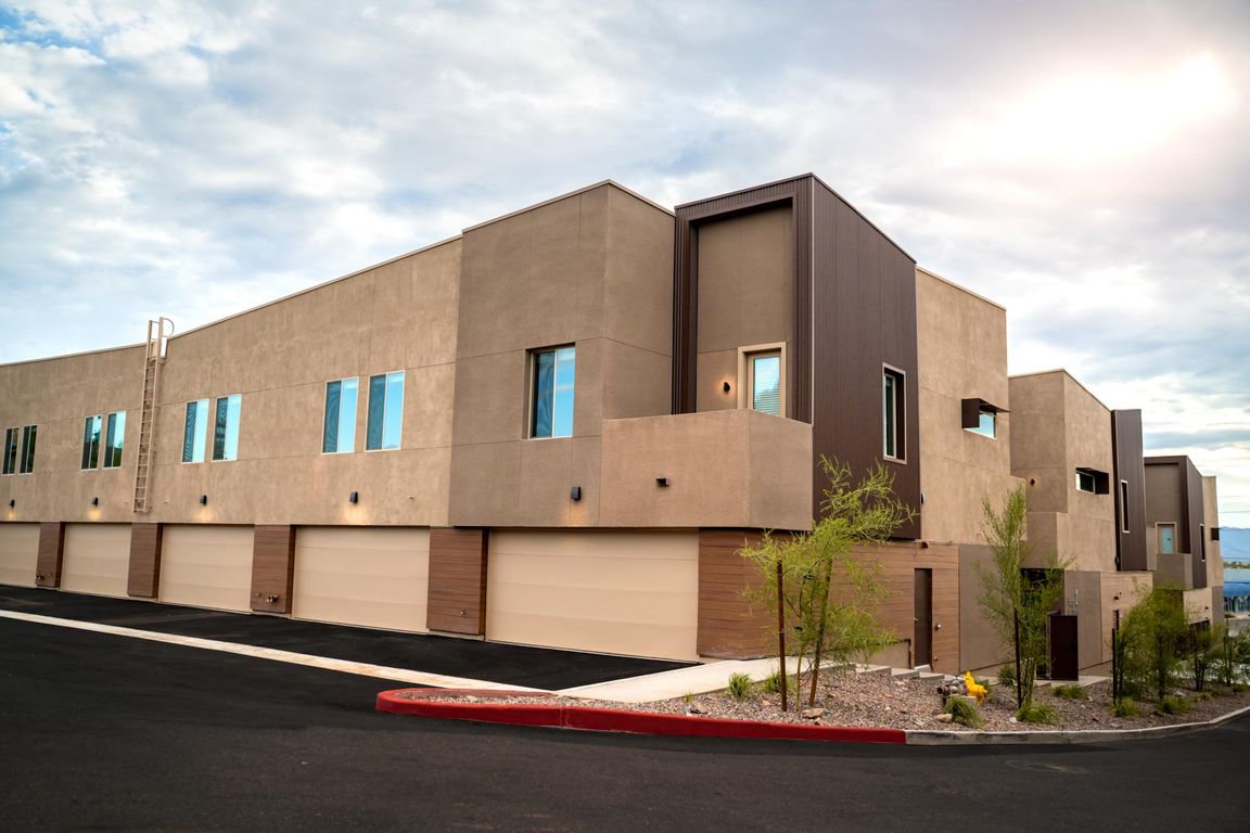 Two car direct access garage. New construction.