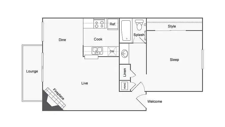 Floor plan Shelton Rent Control LI