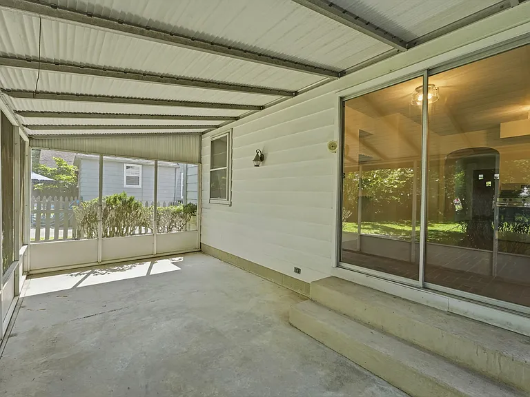 Screened-In Porch off the Kitchen