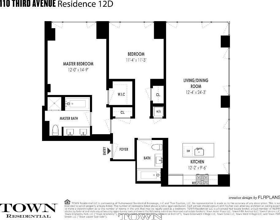 1st image of 110 3rd Ave APT 12D