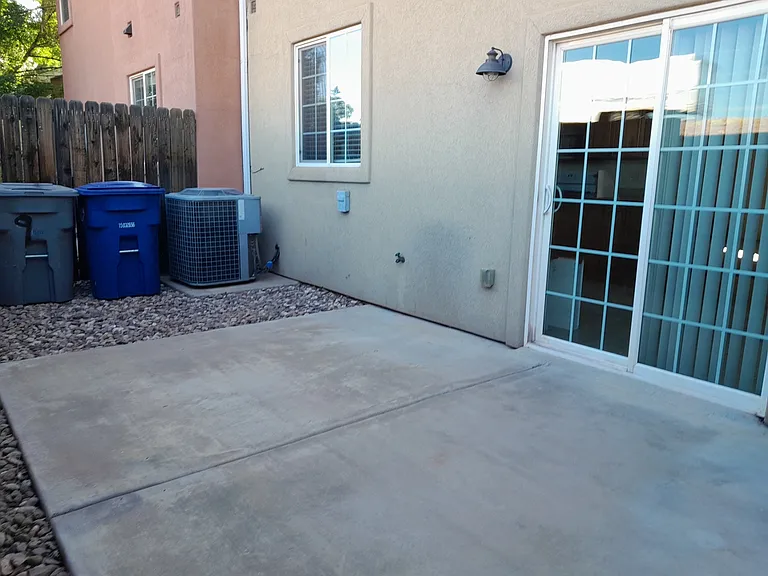 Back patio