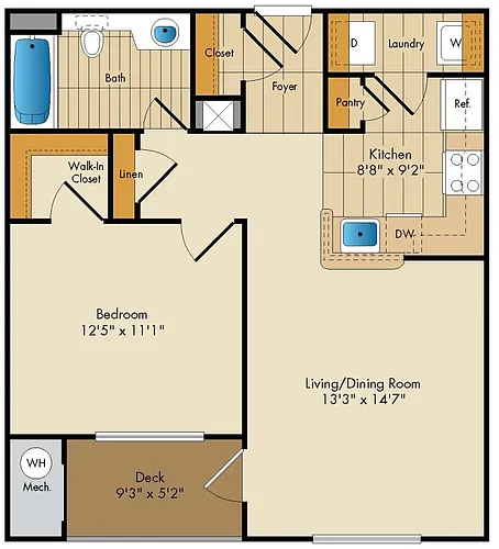 Floor plan Delancy