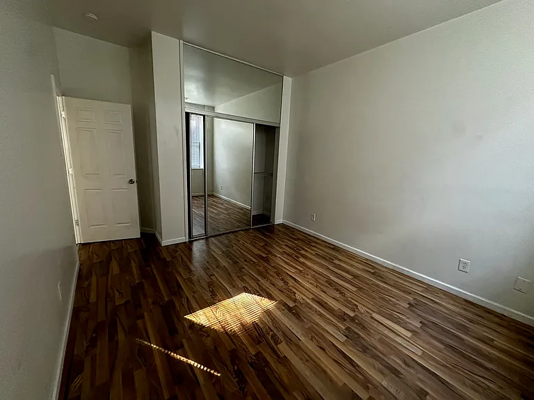 Master BR with full length mirrored closet