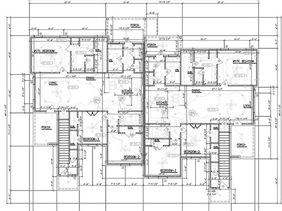 3/2 mirrored floorplan