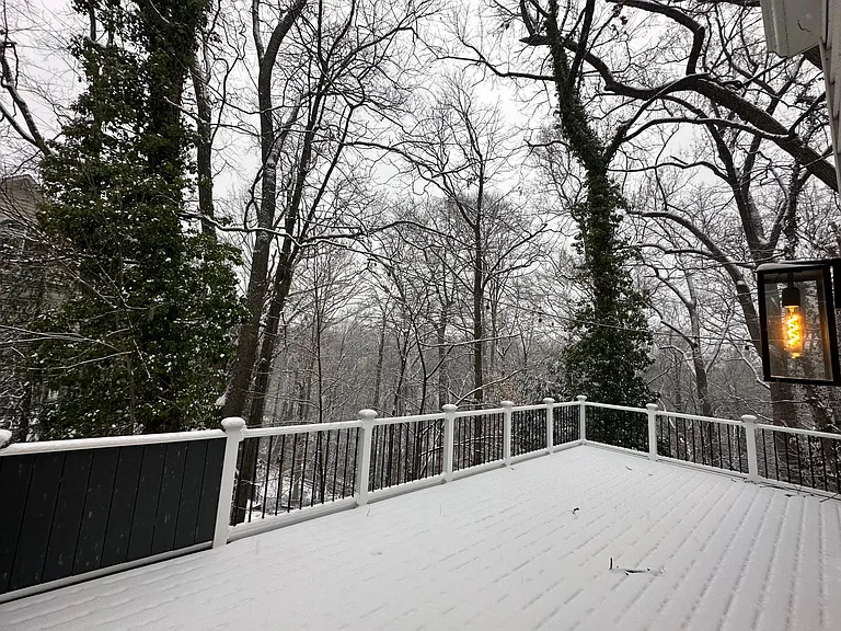 Top deck winter view