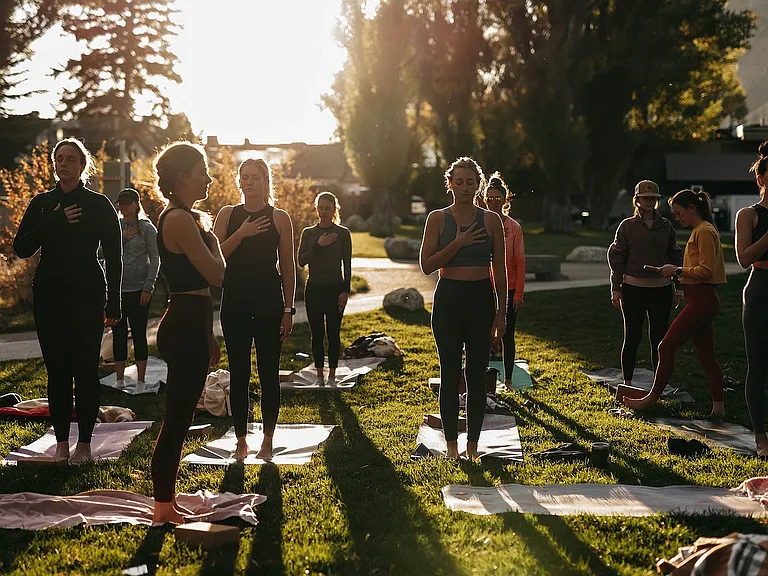 Residents enjoying outdoor activities and social events that bring the Aster Apartments community together in Dublin, CA.