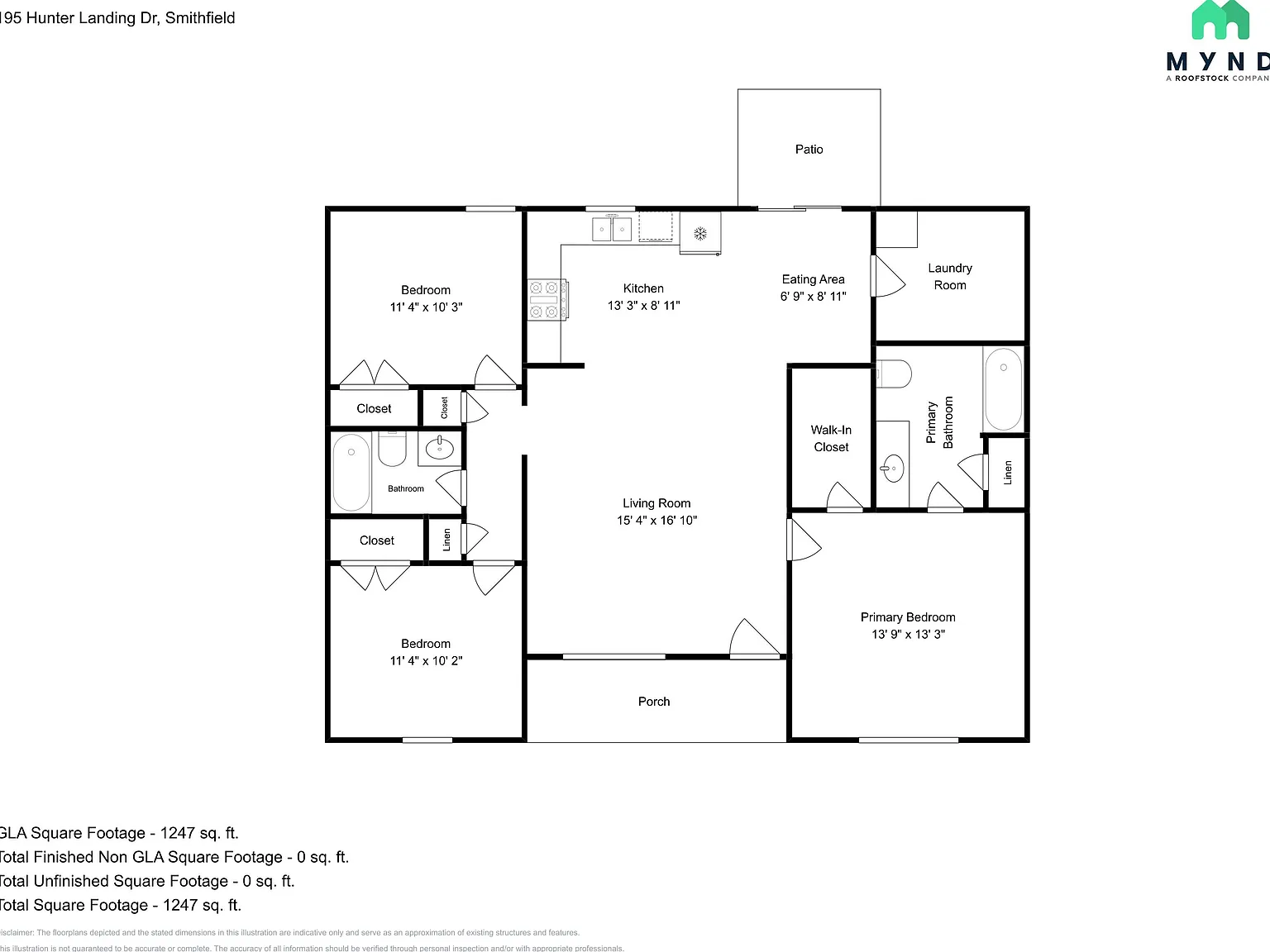 3 bed, 2.0 bath, 1300 sqft, $1,720 — Photo 2