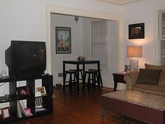 Dining nook off of living room.