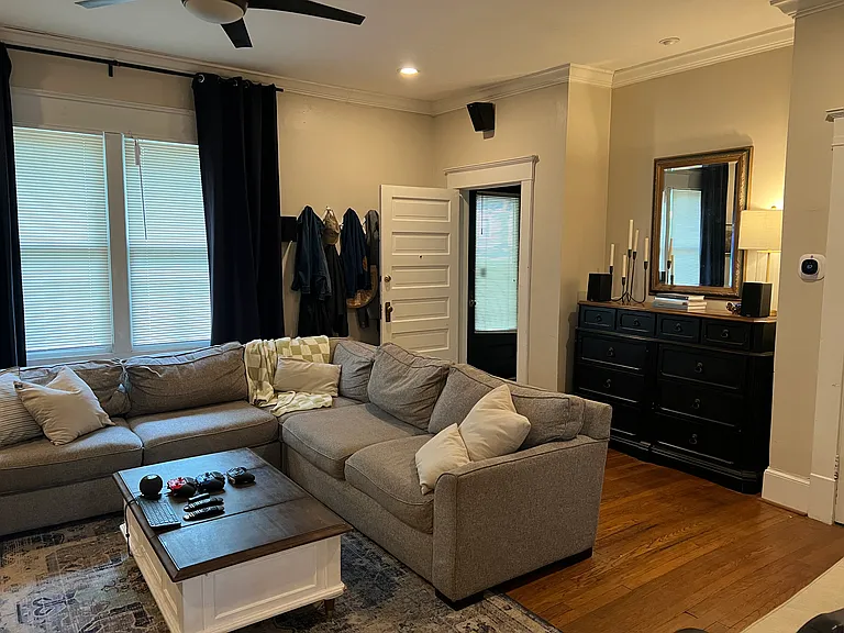 Living room with a view toward the foyer.