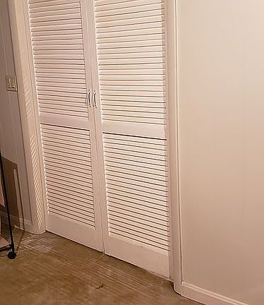 Basement doors to work room