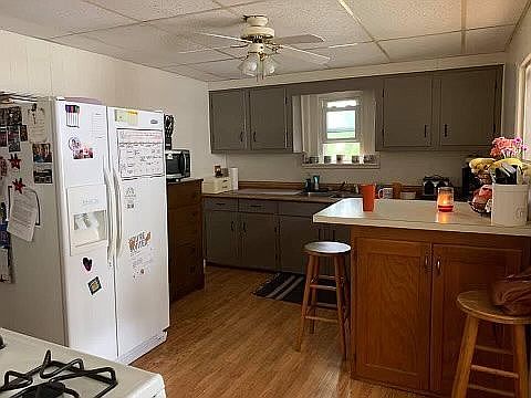 Kitchen with basement access