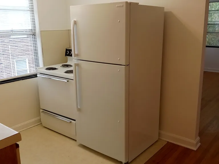 New refrigerator & stove