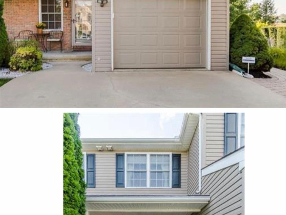 1399, exterior. One car garage. With room for 2 additional cars on driveway, and street parking.