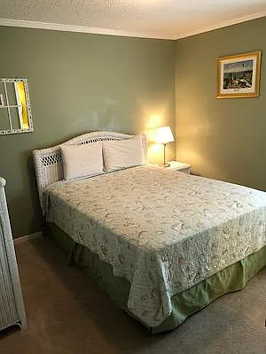 Master bedroom with full bath