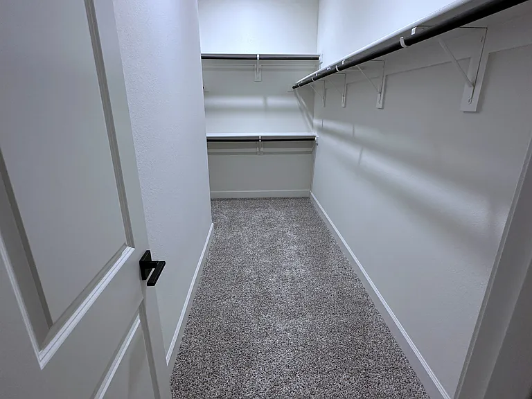 Master walk-in closet