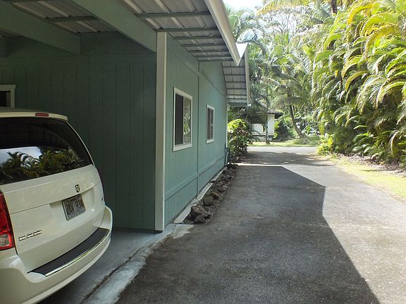 First car port - driveway