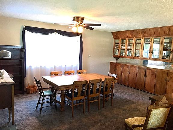 Dining room - walnut hutch
