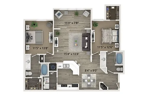 Floor plan B4