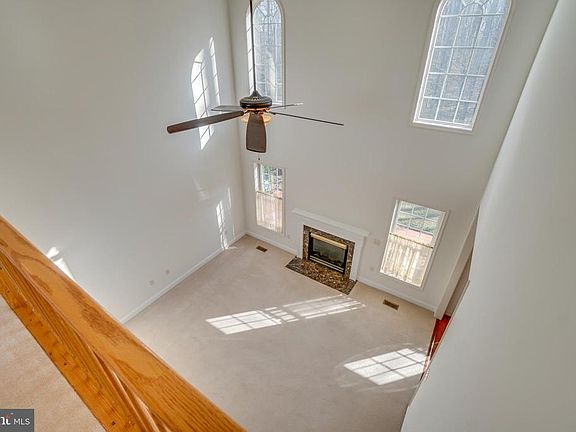 View into family room from second level