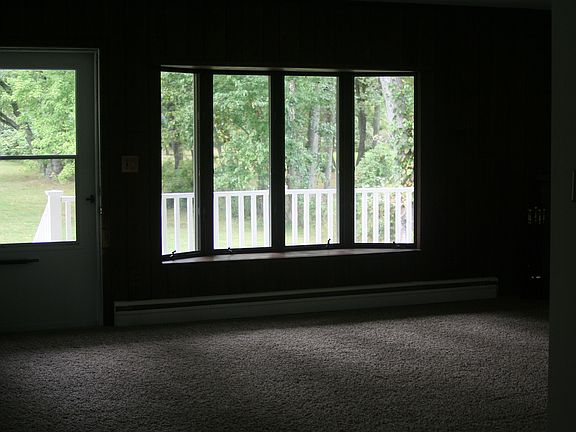 Living room with fireplace
