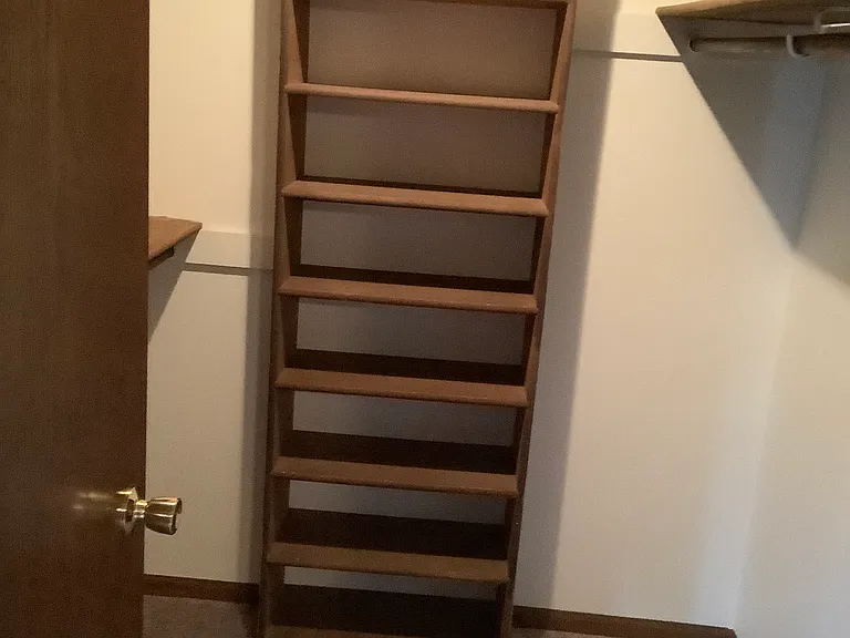 Interior of east bedroom walk in closet