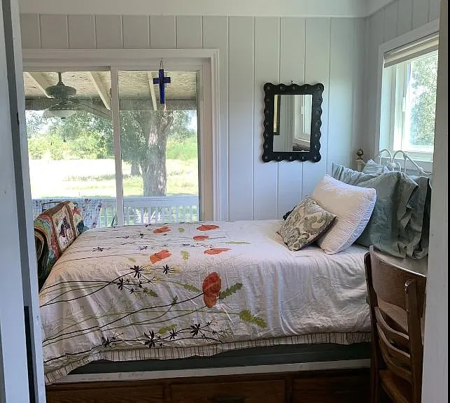 Bedroom 3 has trundle under twin bed.
