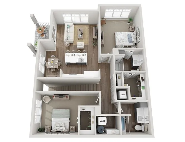 Floor plan 2C