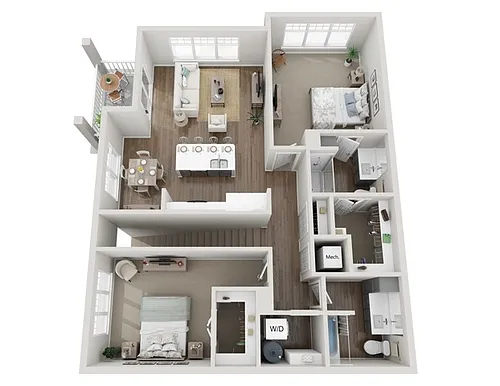 Floor plan 2C