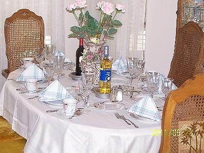 Formal Dining for up to Eight