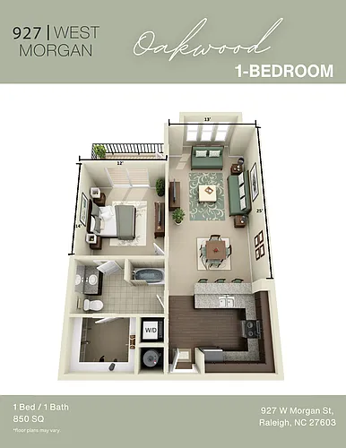 Floor plan Oakwood
