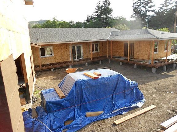 South facing court yard