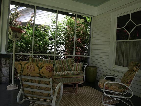 Screened front porch
