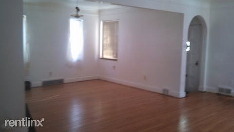 Entrance, dining, living room area.