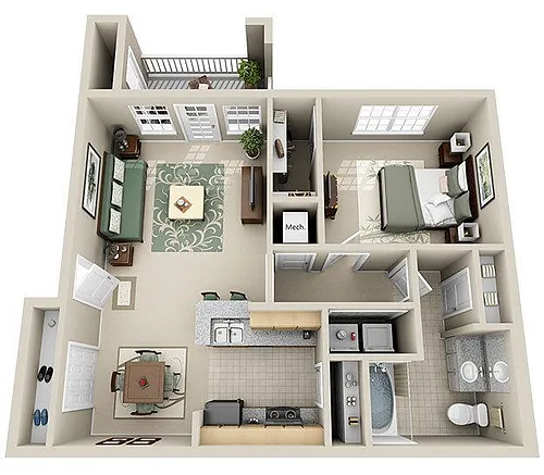 Floor plan Crepe Myrtle